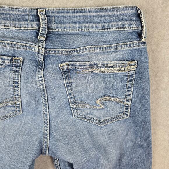 Silver Jeans Women's Skinny Jeans - Light Blue - Picture 11 of 16